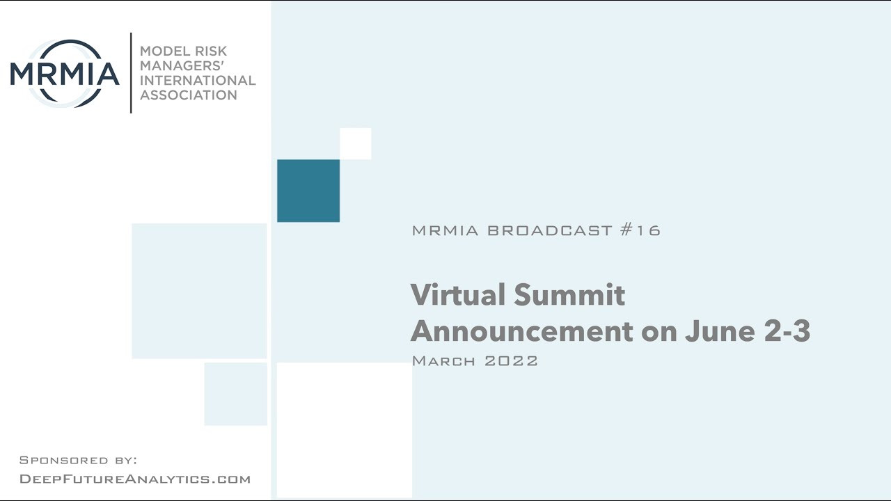 MRMIA Broadcast #16: Virtual Summit Announcement on June 2-3